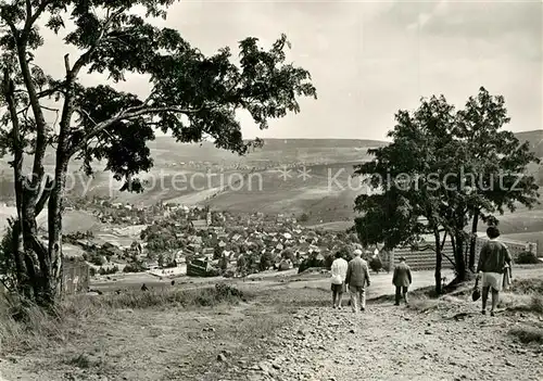 AK / Ansichtskarte Oberwiesenthal_Erzgebirge Panorama Oberwiesenthal Erzgebirge