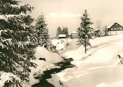 AK / Ansichtskarte Steinbach_Johanngeorgenstadt Steinbachtal Winterimpressionen Steinbach