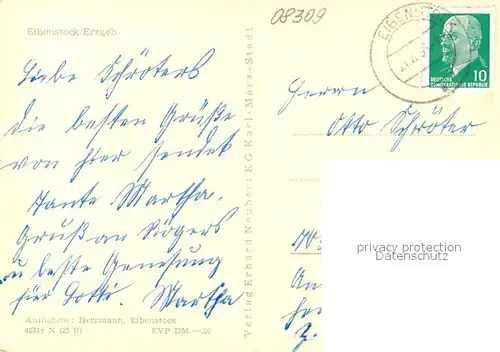 AK / Ansichtskarte Eibenstock Panorama Eibenstock