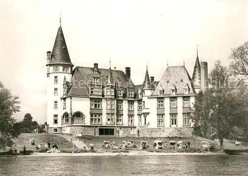 AK / Ansichtskarte Klink_Waren FDGB Ferienobjekt Erholungsheim Schloss Klink Mueritz Mecklenburgische Seenplatte Klink Waren