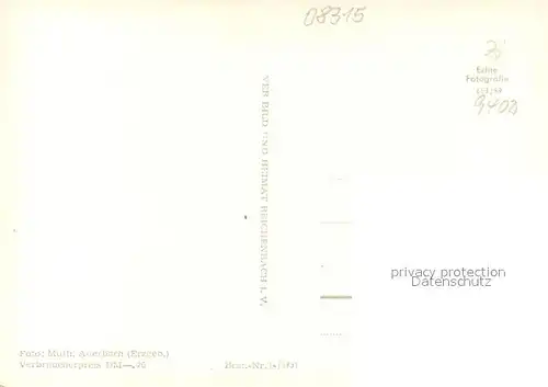 AK / Ansichtskarte Bernsbach Gesamtansicht Landschaftspanorama Bernsbach