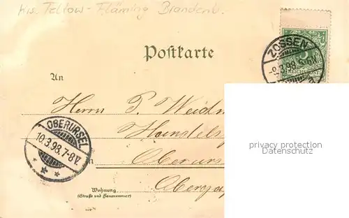 AK / Ansichtskarte Zossen_Brandenburg Kriegerdenkmal Marktplatz Rathaus 