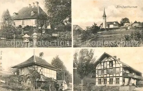AK / Ansichtskarte Kirchenthurnen Kirche Ortsansichten Kirchenthurnen