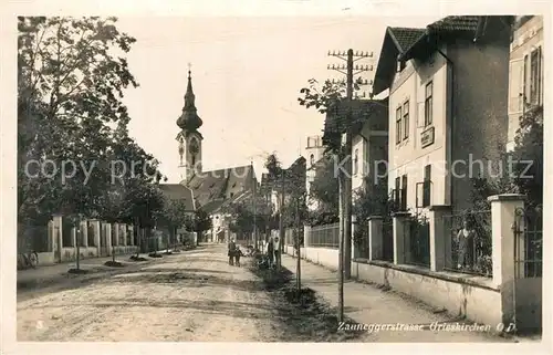 AK / Ansichtskarte Grieskirchen Zauneggerstrasse Kirche Grieskirchen