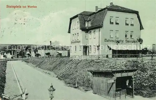 AK / Ansichtskarte Steinpleis Bahnschaenke  Steinpleis