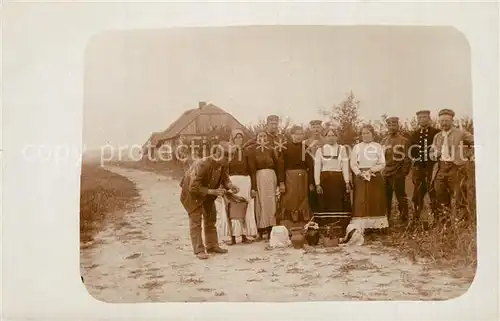 AK / Ansichtskarte Krymno Feldbahn Regiment Gruppenfoto Krymno