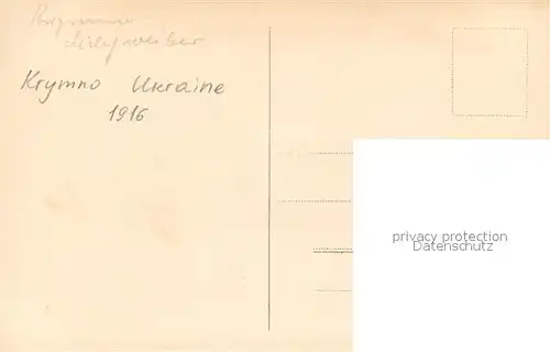 AK / Ansichtskarte Krymno Feldbahn Regiment Gruppenfoto Krymno