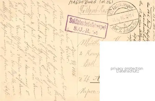 AK / Ansichtskarte Magdeburg Kantine II. Bataillon Infanterie Regiment 26 Magdeburg