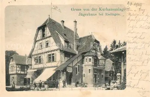 AK / Ansichtskarte Jaegerhaus_Esslingen Kurhausanlage Jaegerhaus Esslingen