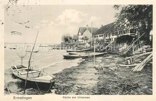 AK / Ansichtskarte Ermatingen Panorama Untersee Ermatingen