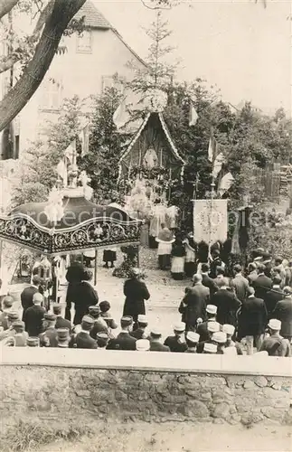 AK / Ansichtskarte Wintzenheim_Winzenheim_Elsass Feldgottesdienst Marienanbetung 