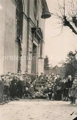 AK / Ansichtskarte Wintzenheim_Winzenheim_Elsass Kirchenglockeneinbau 