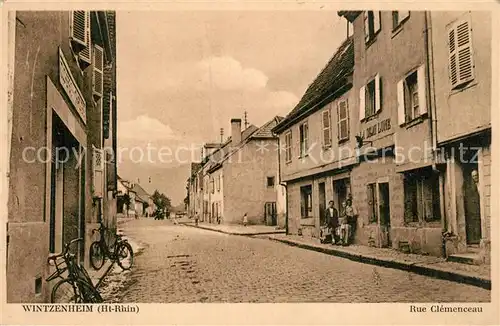 AK / Ansichtskarte Wintzenheim_Winzenheim_Elsass Rue Clemenceau 