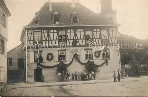 AK / Ansichtskarte Wintzenheim_Winzenheim_Elsass Hotel de Ville 
