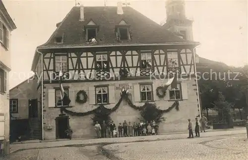 AK / Ansichtskarte Winzenheim_Wintzenheim_Elsass Hotel de Ville 