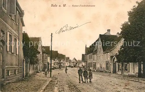 AK / Ansichtskarte Sulz_unterm_Wald Kaiser Friedrich Strasse Sulz_unterm_Wald