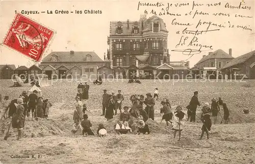 AK / Ansichtskarte Cayeux sur Mer La Greve les Chalets Cayeux sur Mer