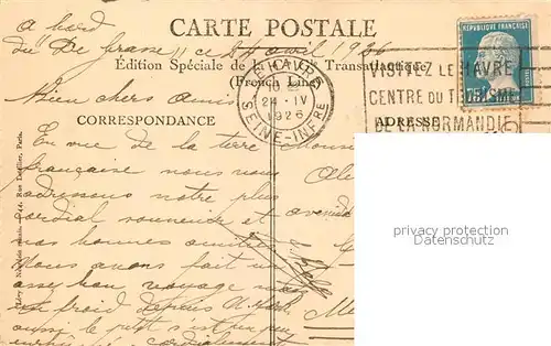 AK / Ansichtskarte Dampfer_Oceanliner S S de Grasse Salle de Jeu des Enfants  