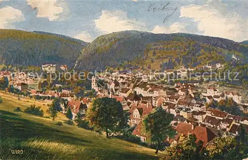 AK / Ansichtskarte Verlag_Wiedemann_WIRO_Nr. 2457 B Triberg Schwarzwald 