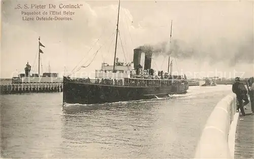 AK / Ansichtskarte Dampfer_Oceanliner S.S. Pieter de Coninck  