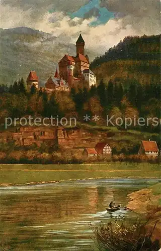 AK / Ansichtskarte Hoffmann_Heinrich Schloss Zwingenberg am Neckar Hoffmann Heinrich