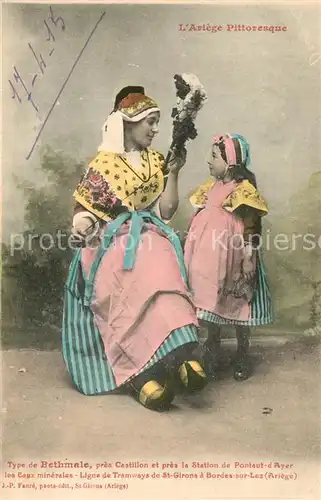 AK / Ansichtskarte Bethmale Type de la region Costumes Trachten Bethmale