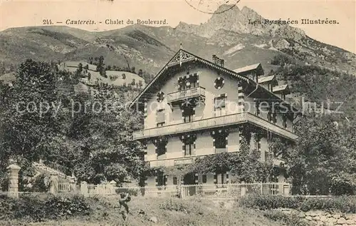 AK / Ansichtskarte Cauterets Chalet du Boulevard dans les Pyrenees Cauterets