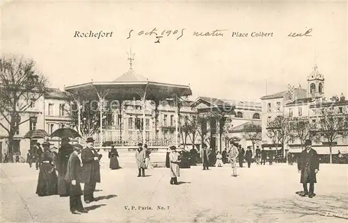 AK / Ansichtskarte Rochefort_Charente Maritime Place Colbert Rochefort