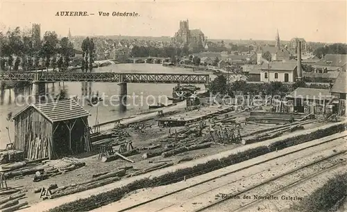 AK / Ansichtskarte Auxerre Panorama Bruecke Auxerre