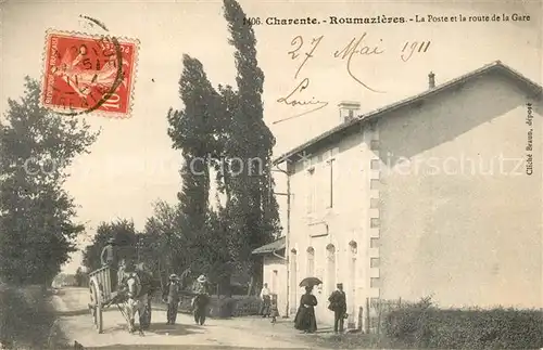 AK / Ansichtskarte Roumazieres Loubert La Poste route de la Gare Roumazieres Loubert