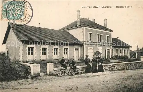 AK / Ansichtskarte Montemboeuf Maison d Ecole Montemboeuf