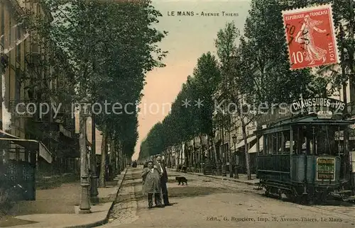 AK / Ansichtskarte Le_Mans_Sarthe Avenue Thiers Le_Mans_Sarthe