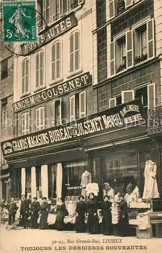 AK / Ansichtskarte Lisieux Rue grande rue Lisieux