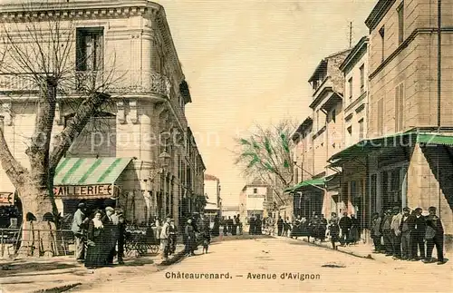 AK / Ansichtskarte Chateaurenard_Bouches du Rhone Avenue d Avignon Chateaurenard