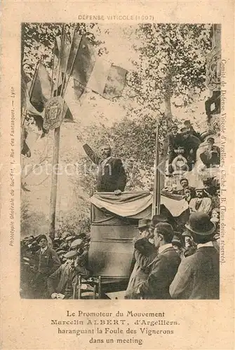 AK / Ansichtskarte Argilliers Le Promoteur du Mouvement Marcelin Albert Argilliers