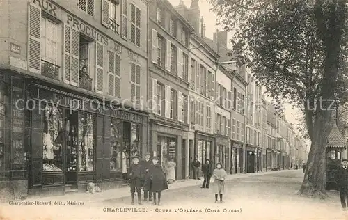 AK / Ansichtskarte Charleville Mezieres Cours d Orleans  Charleville Mezieres