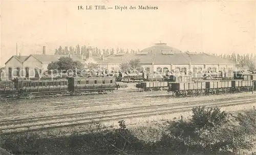AK / Ansichtskarte Le_Teil Depot des Machines Le_Teil
