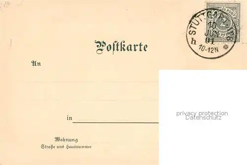 AK / Ansichtskarte Stuttgart Schuetzenhaus 400 Jahre Jubilaeum Stuttgart