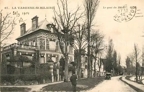 AK / Ansichtskarte La_Varenne_Saint_Hilaire Le quai du Mesnil La_Varenne_Saint_Hilaire