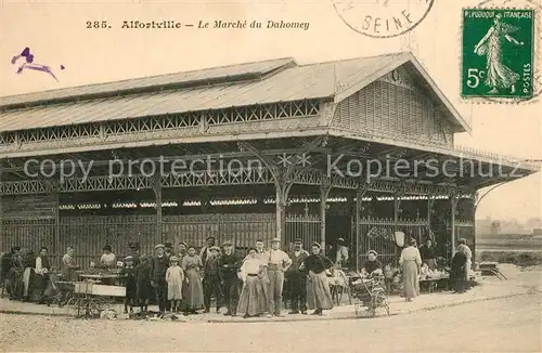 AK / Ansichtskarte Alfortville Le Marchi du Dahomey Alfortville