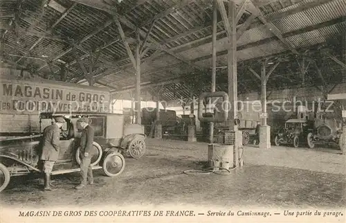 AK / Ansichtskarte Jury Magasin de Gros Service du Camionnage Une partie du garage Jury