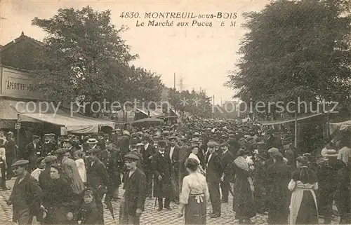 AK / Ansichtskarte Montreuil sous Bois Le Marche aux Puces 