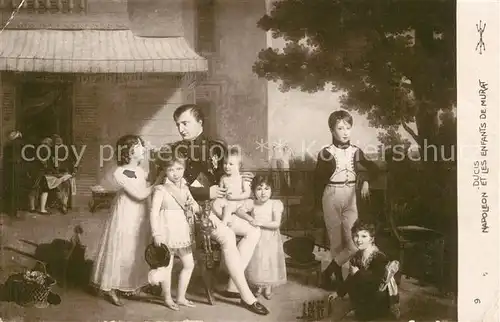 AK / Ansichtskarte Napoleon_Bonaparte Enfants de Murat K?nstlerkarte Ducis  