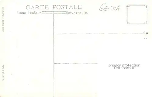 AK / Ansichtskarte Geisha  Geisha