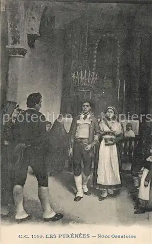 AK / Ansichtskarte Hochzeit Noce Ossaloise Pyrenees  