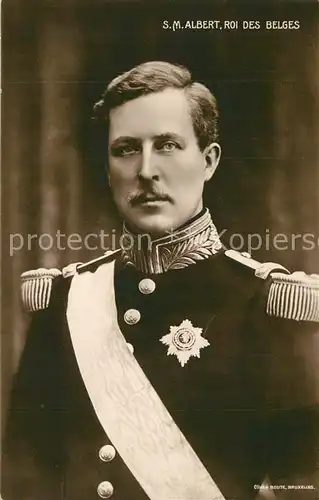 AK / Ansichtskarte Adel_Belgien Roi Albert  Adel Belgien