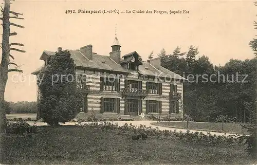 AK / Ansichtskarte Paimpont Chalet des Forges  Paimpont