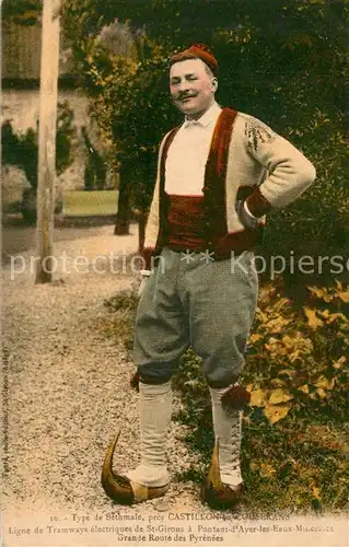 AK / Ansichtskarte Castillon en Couserans Types de Bethmale Costumes Trachten Castillon en Couserans