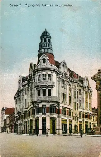 AK / Ansichtskarte Szeged Czongradi takarek új palotaja Szeged