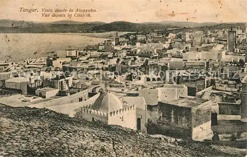 AK / Ansichtskarte Tanger_Tangier_Tangiers Vue depuis la Casbah Tanger_Tangier_Tangiers